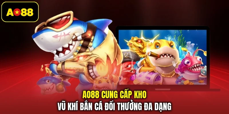 AO88 cung cấp kho vũ khí bắn cá đổi thưởng đa dạng